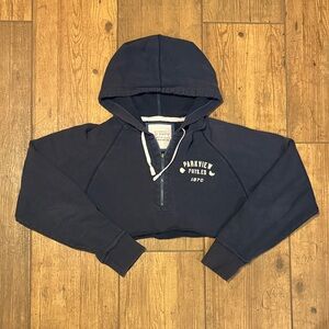 old navy cropped “parkview phys ed” hoodie